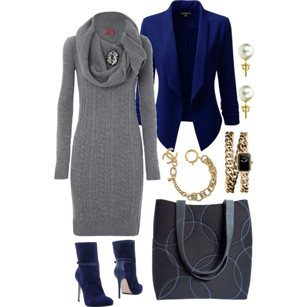 the sofia tote from Holland Cox with a sweater dress