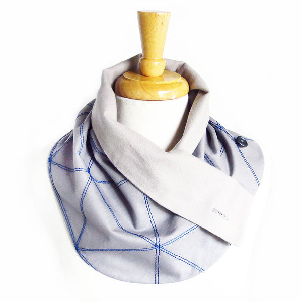 andromeda button scarf